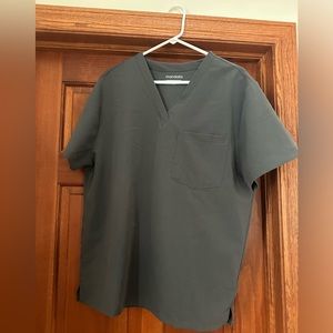Mandala scrub top - men’s - gray - size medium